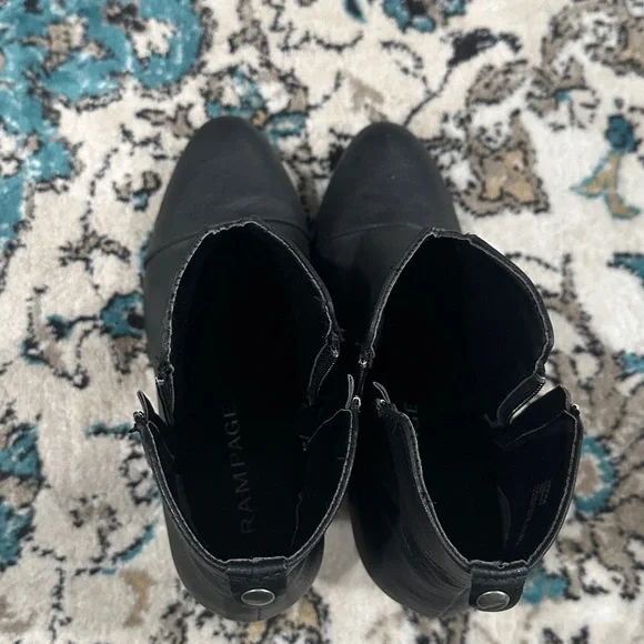 Rampage Black Ankle Booties - Picture 3 of 6